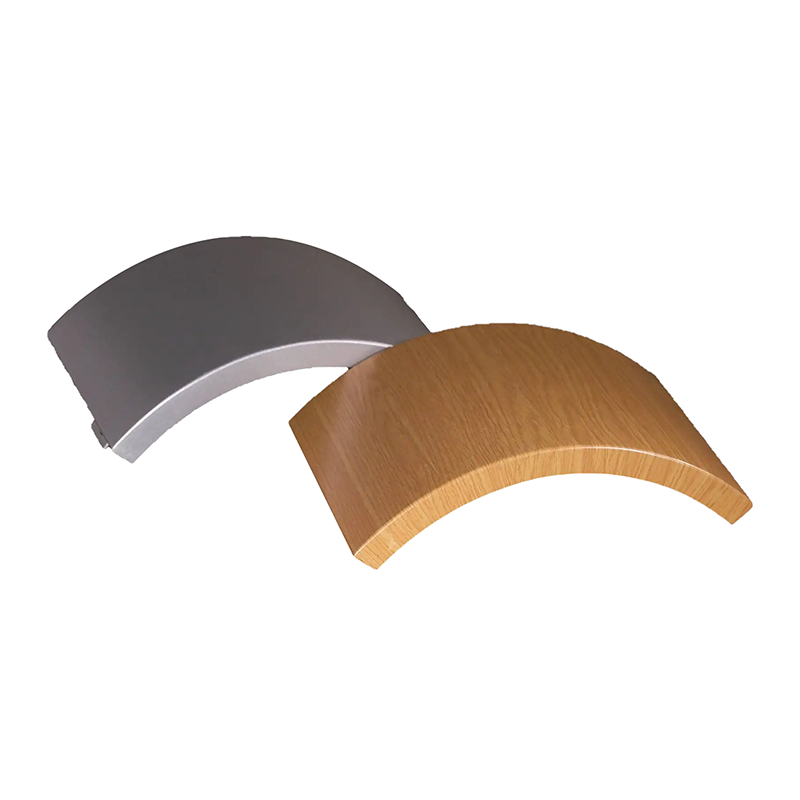 Curved aluminum veneer surface treatment method