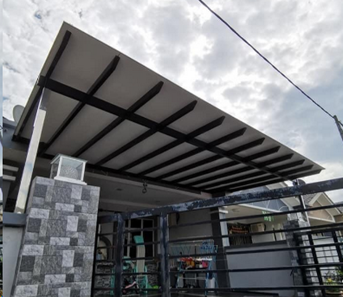 aluminium composite panel roof installation_1