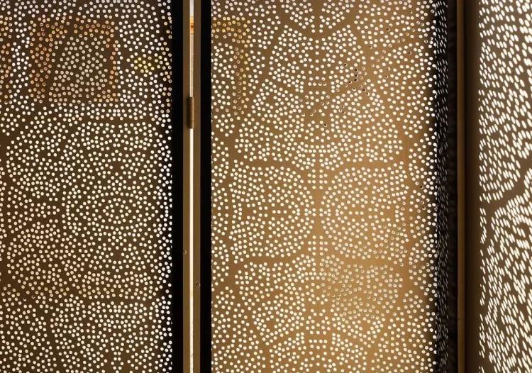 Perforated metal panels