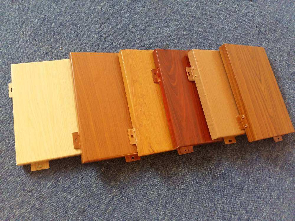 Decorative imitation wood grain aluminum veneer (2)